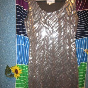 Silver sequin dress made by EN CREME